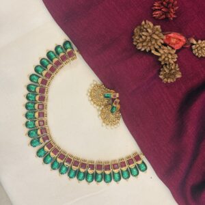 naga green necklace set